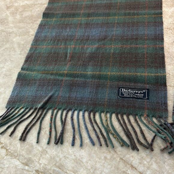 BURBERRYS Authenticated 100% Cashmere Scarf Authentic - Picture 6 of 7